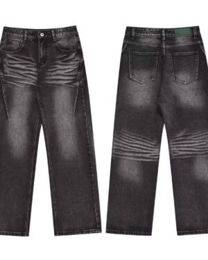 Jean noir gris Vintage Mode Boutique Chez Carlos